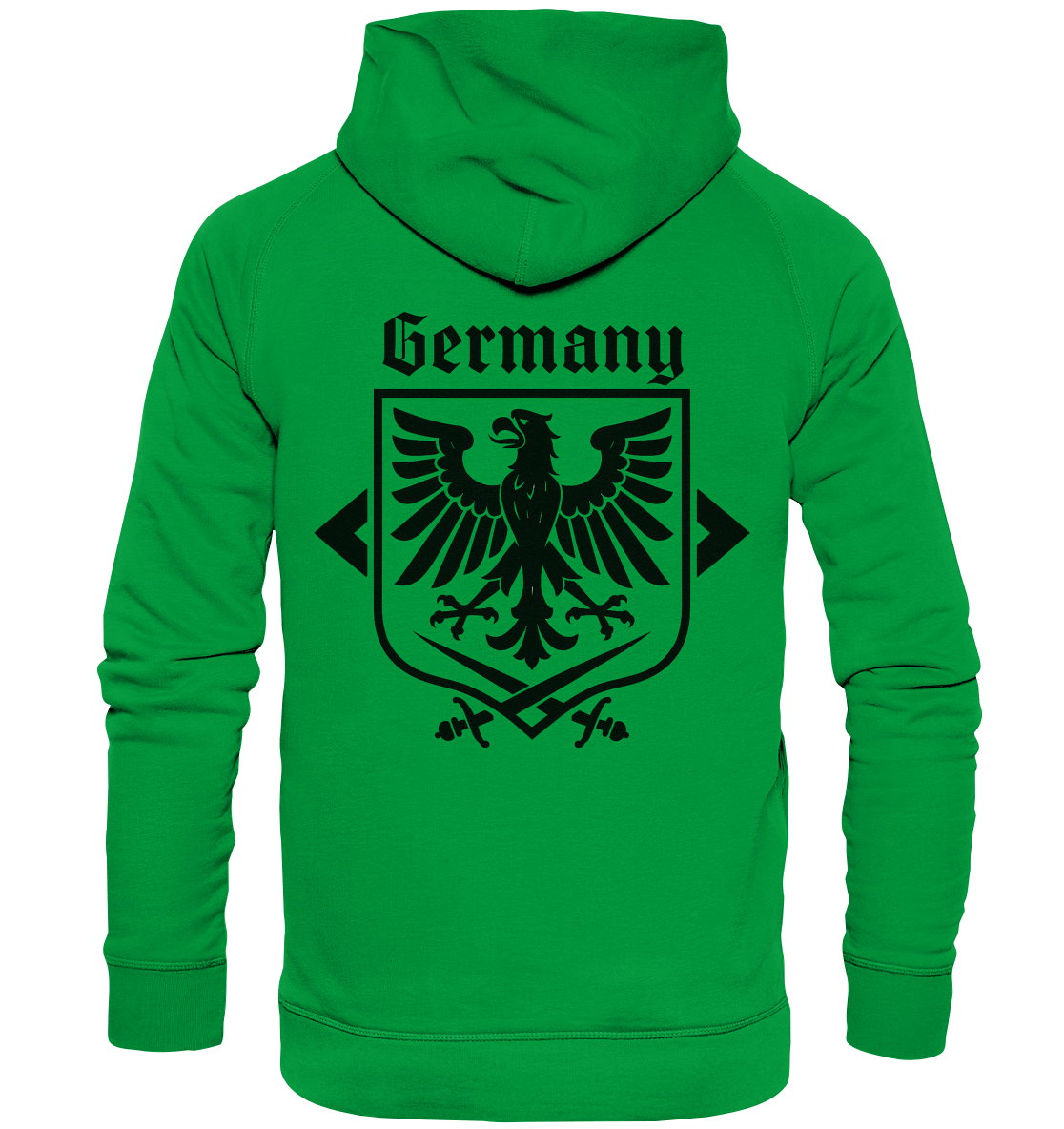 Germany Eagle - Front- und Rückendruck Unisex Hoodie