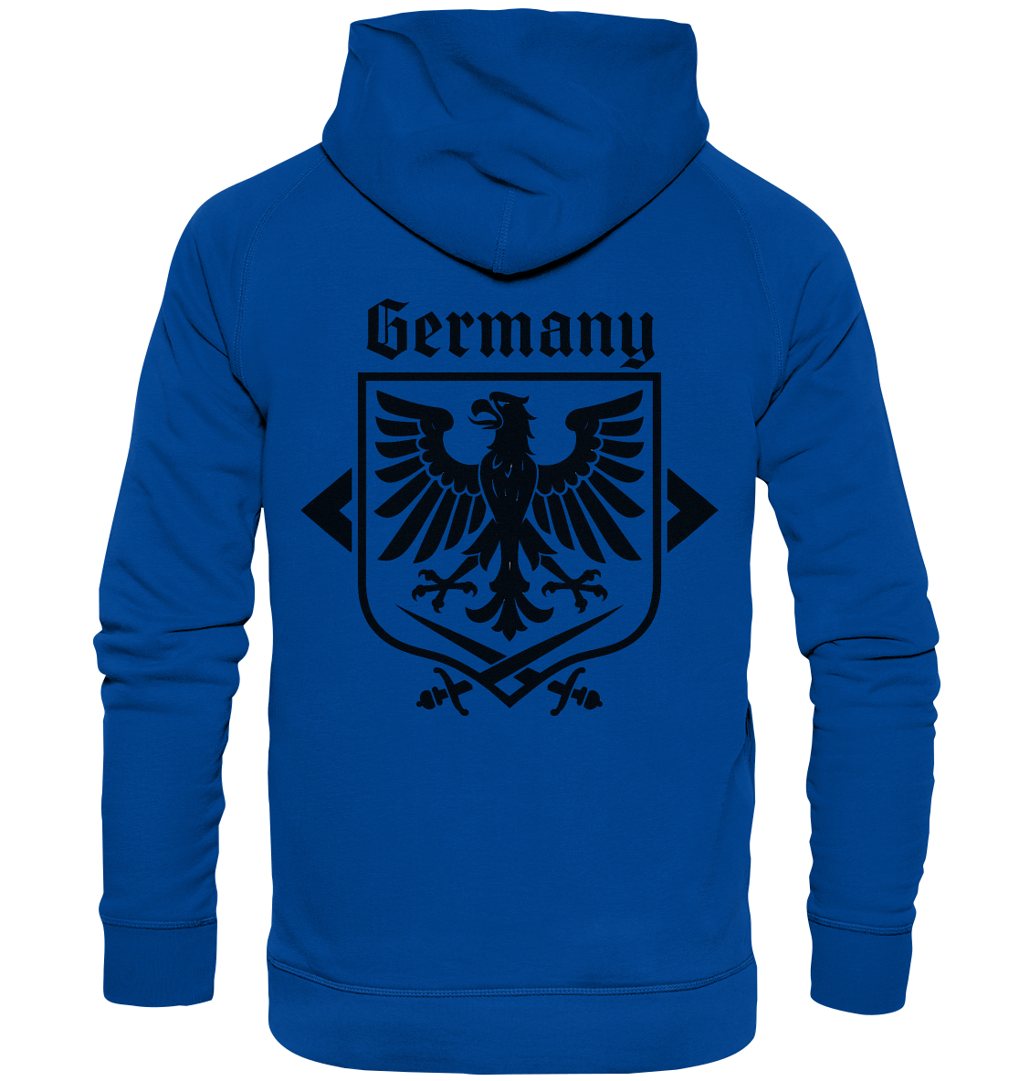 Germany Eagle - Front- und Rückendruck Unisex Hoodie