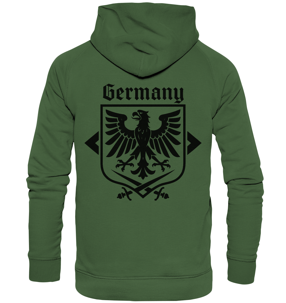 Germany Eagle - Front- und Rückendruck Unisex Hoodie