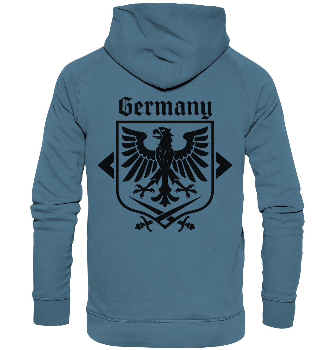 Germany Eagle - Front- und Rückendruck Unisex Hoodie