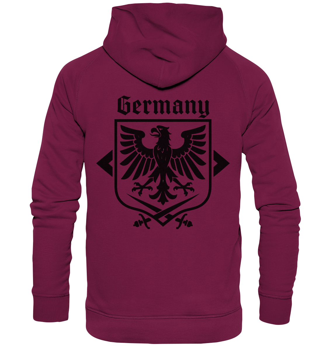 Germany Eagle - Front- und Rückendruck Unisex Hoodie