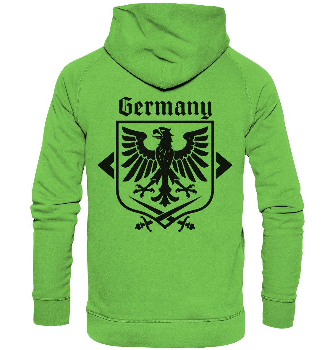 Germany Eagle - Front- und Rückendruck Unisex Hoodie