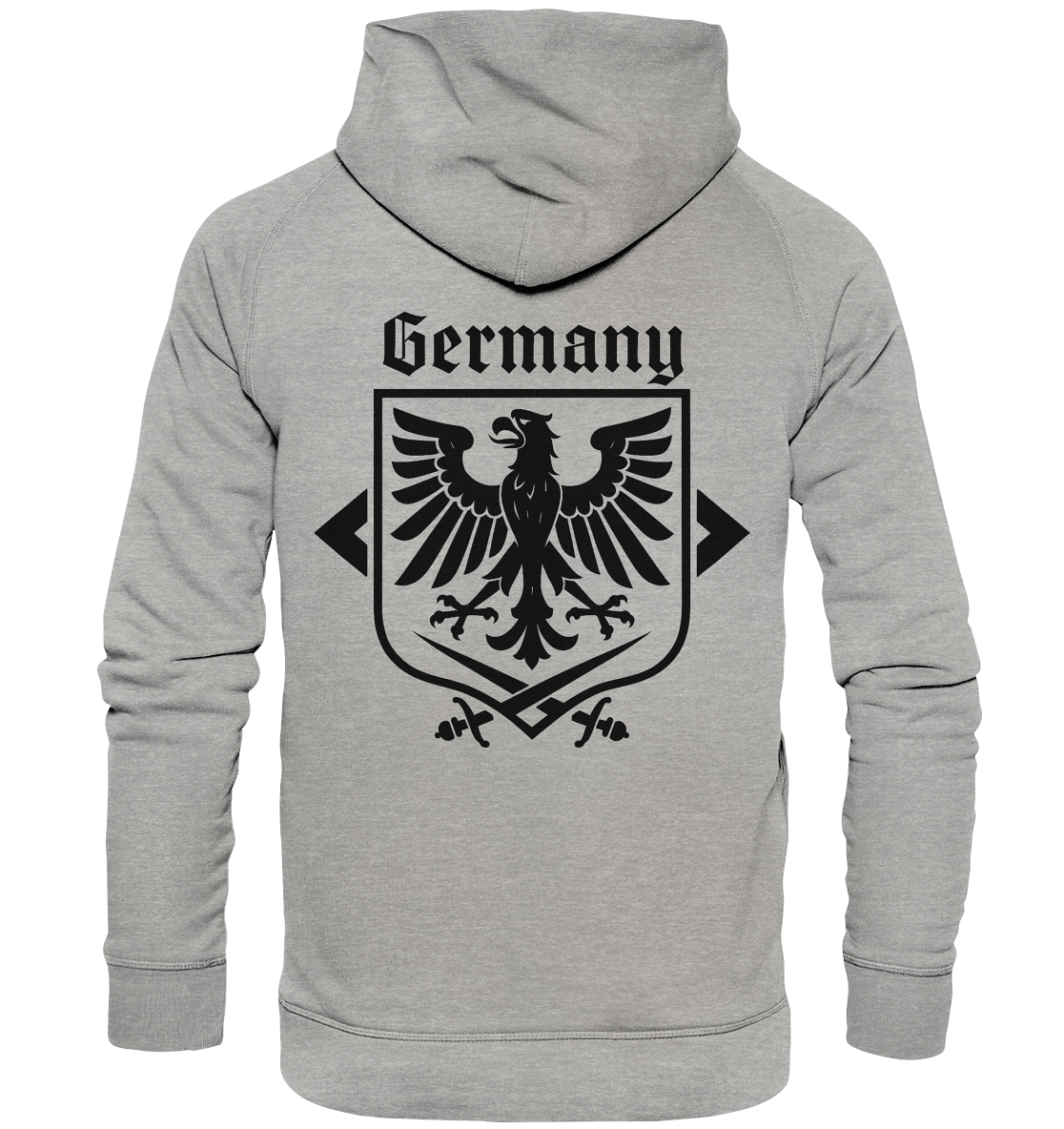 Germany Eagle - Front- und Rückendruck Unisex Hoodie