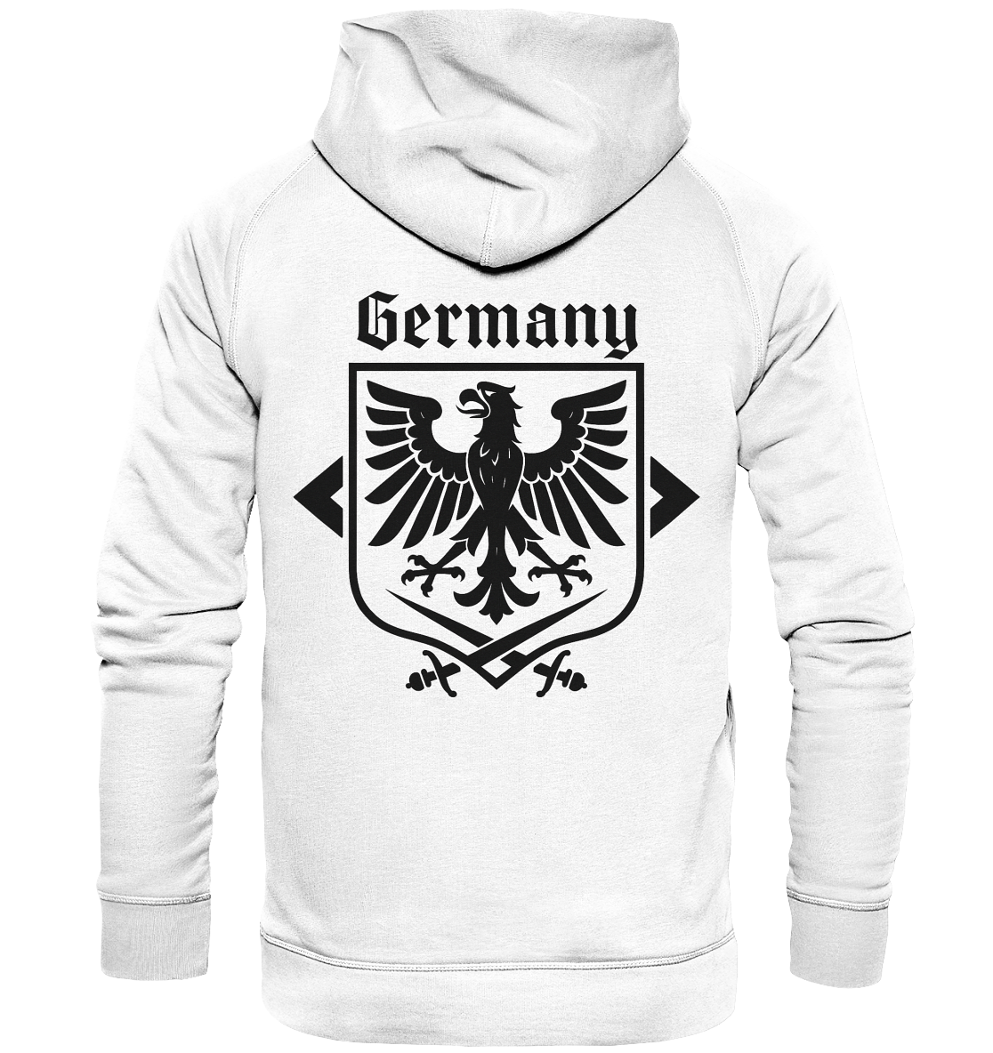 Germany Eagle - Front- und Rückendruck Unisex Hoodie