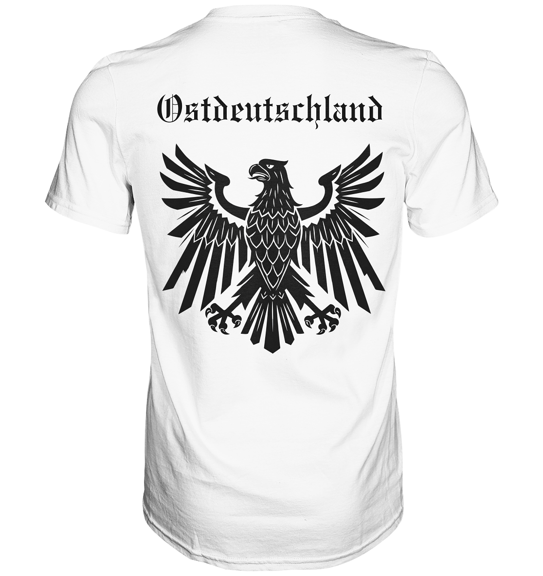 Ostdeutschland Rückendruck Adler - Premium Shirt