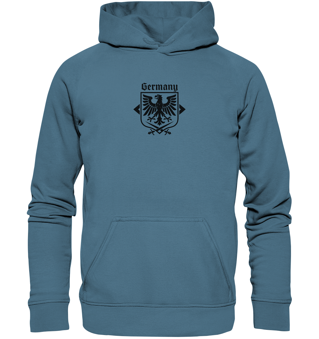 Germany Eagle - Front- und Rückendruck Unisex Hoodie