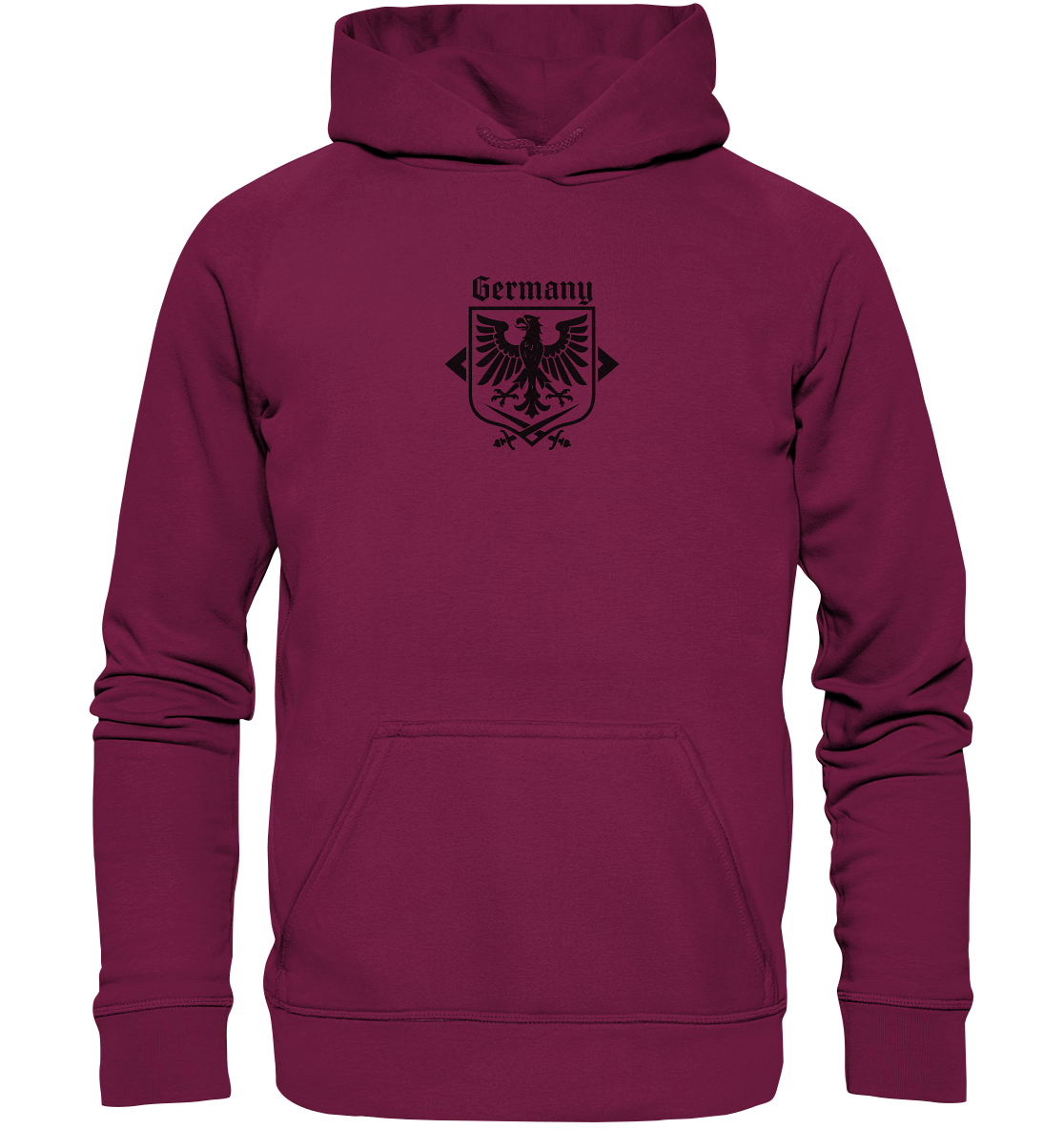 Germany Eagle - Front- und Rückendruck Unisex Hoodie