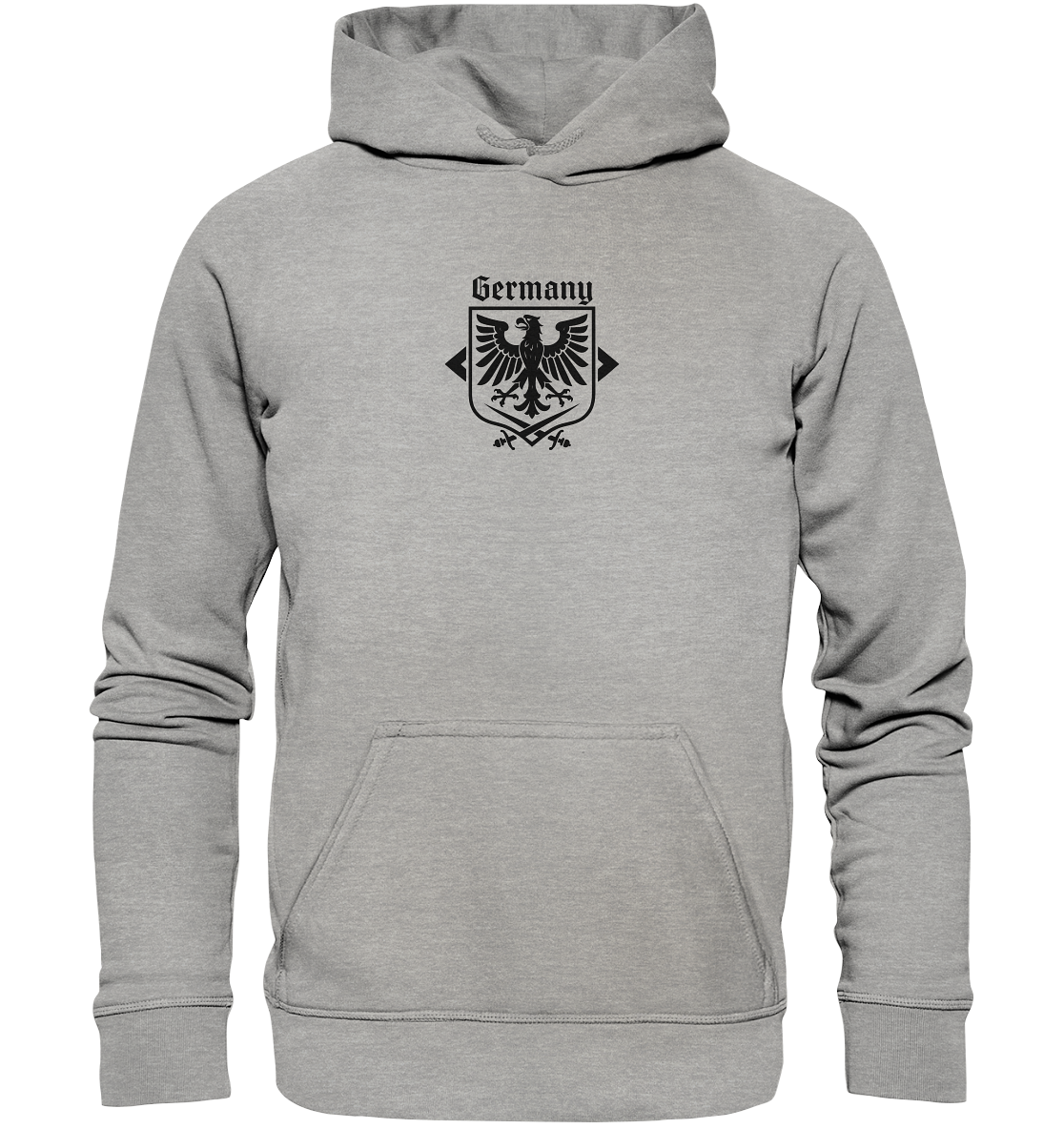 Germany Eagle - Front- und Rückendruck Unisex Hoodie