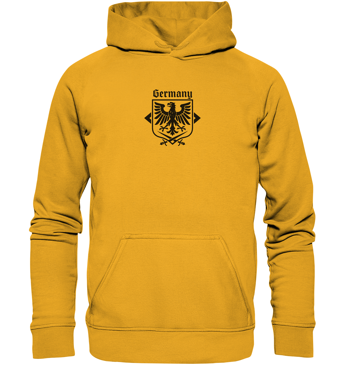 Germany Eagle - Front- und Rückendruck Unisex Hoodie