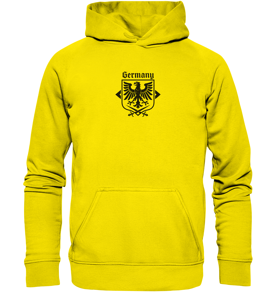 Germany Eagle - Front- und Rückendruck Unisex Hoodie