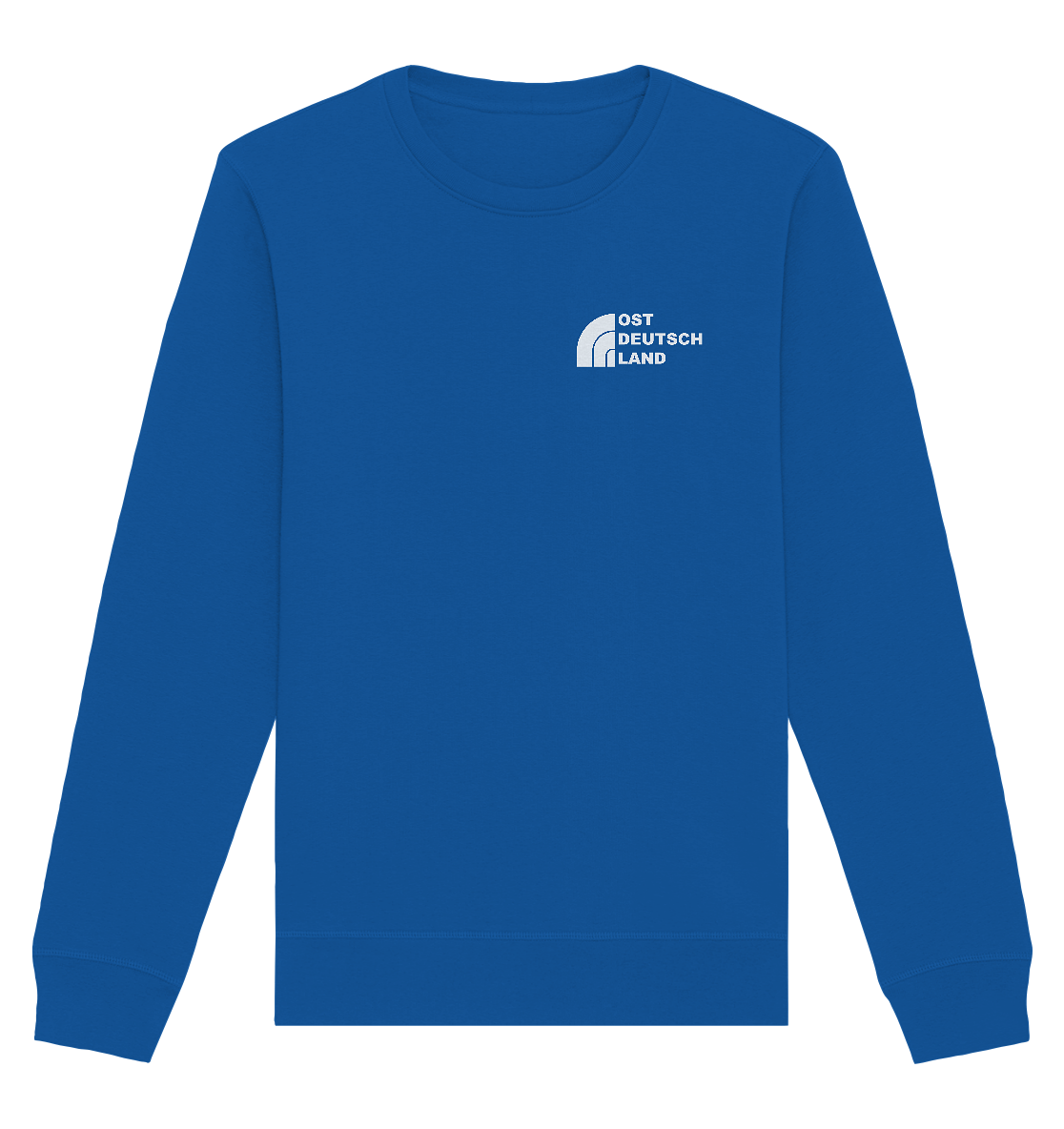 Ostdeutschland Brust weiß - Unisex Sweatshirt