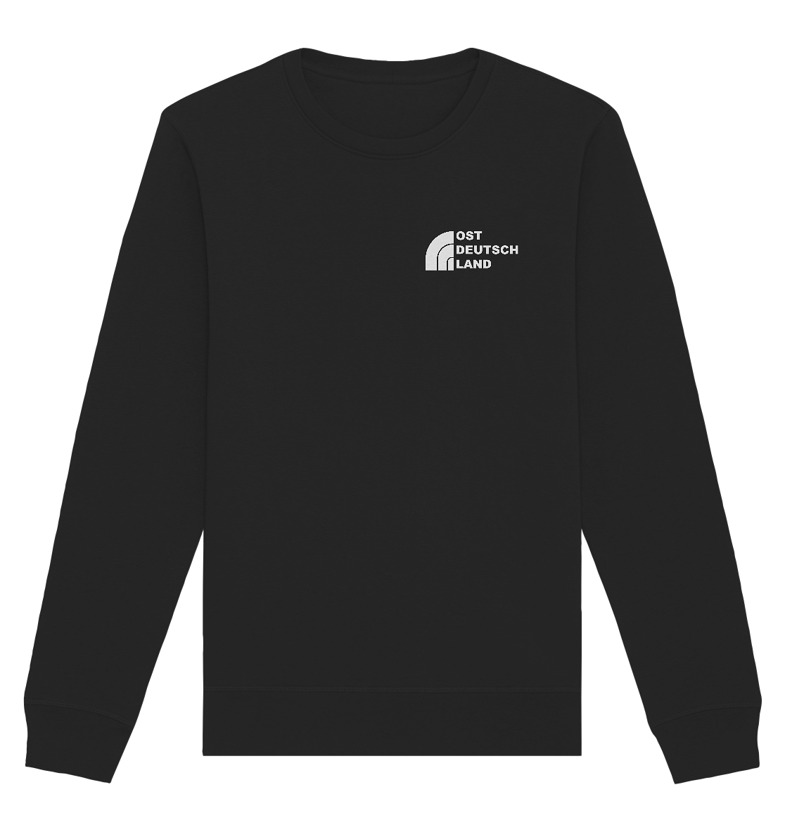 Ostdeutschland Brust weiß - Unisex Sweatshirt