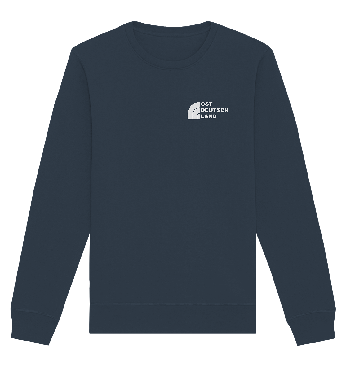 Ostdeutschland Brust weiß - Unisex Sweatshirt