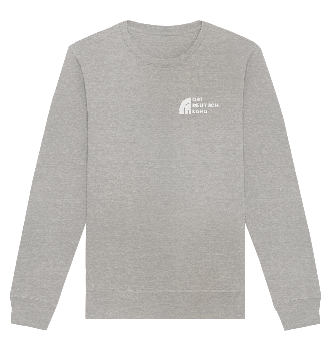 Ostdeutschland Brust weiß - Unisex Sweatshirt