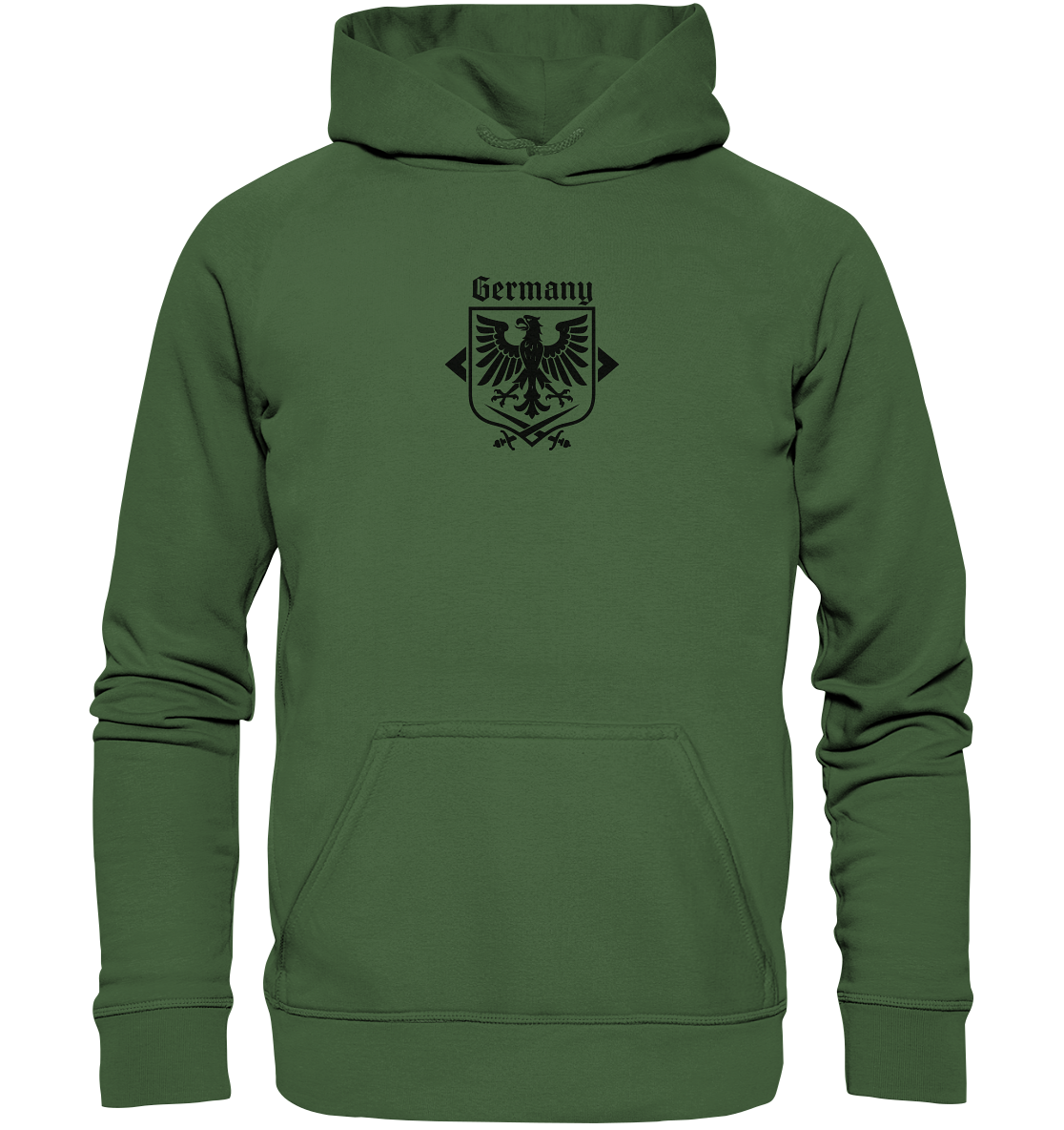 Germany Eagle - Front- und Rückendruck Unisex Hoodie